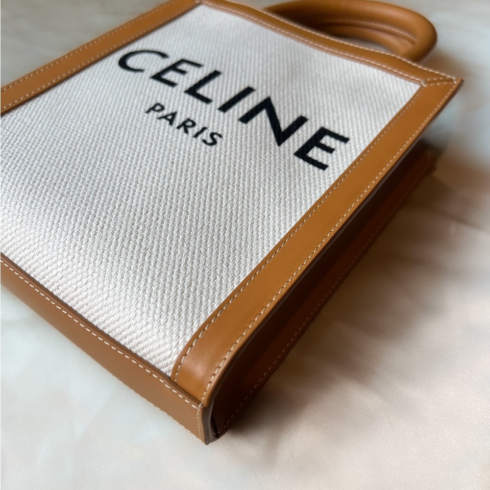 Celine Mini Cabas Crossbody Bag Beige - Picture 2 of 9